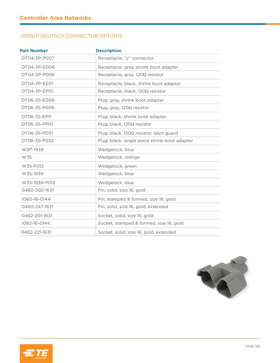 TE ORİJİNAL CONTROLLER AREA NETWORKS 3 KUTUP SOKET YUVASI SİYAH