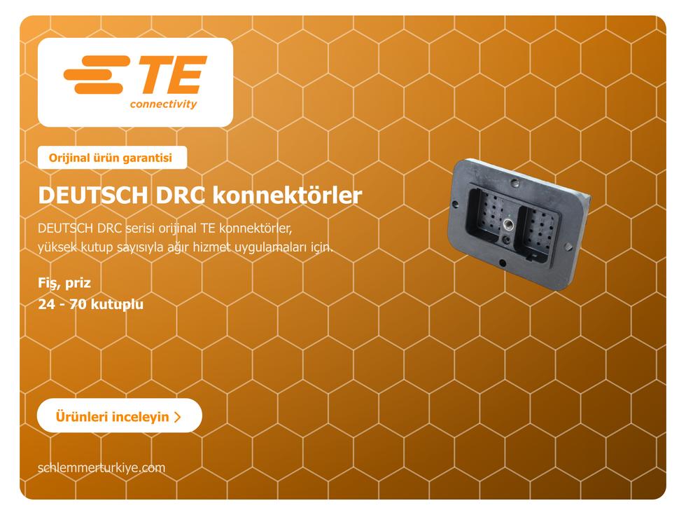 TE CONNECTIVITY(R) DEUTSCH DRC konnektörler