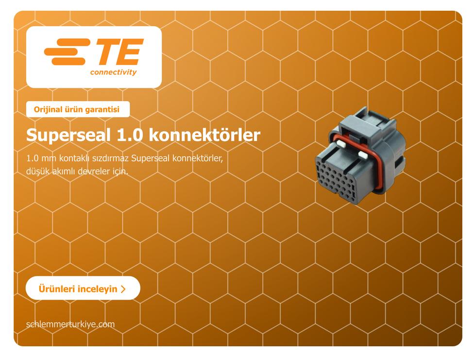 TE CONNECTIVITY(R) Superseal 1.0 konnektörler