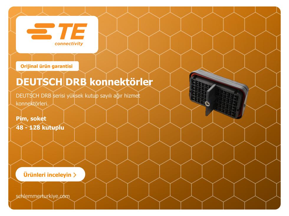 TE CONNECTIVITY(R) DEUTSCH DRB konnektörler