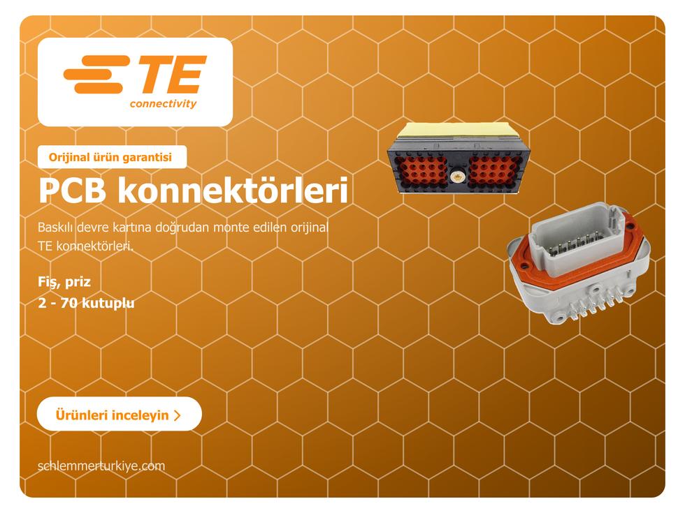 TE CONNECTIVITY(R) PCB konnektörleri