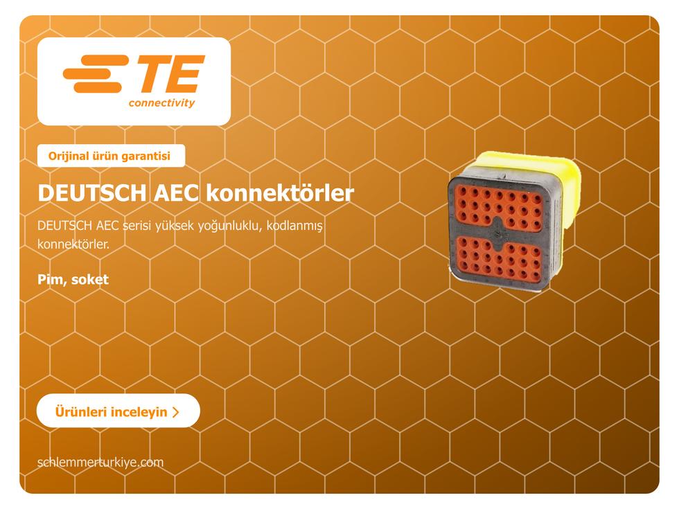 TE CONNECTIVITY(R) DEUTSCH AEC konnektörler
