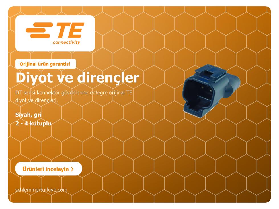 TE CONNECTIVITY(R) Diyot ve dirençler